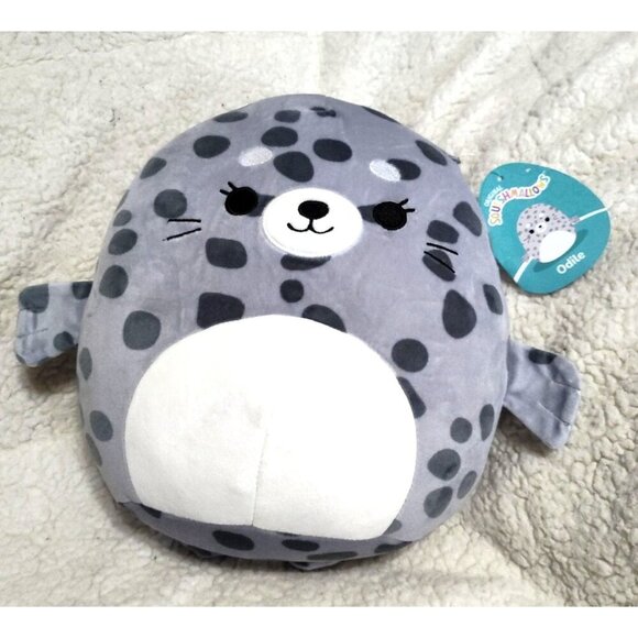 Squishmallow Spotted Seal Plush Toy Pillow 9" - ODILE Multicolor - Picture 1 of 16